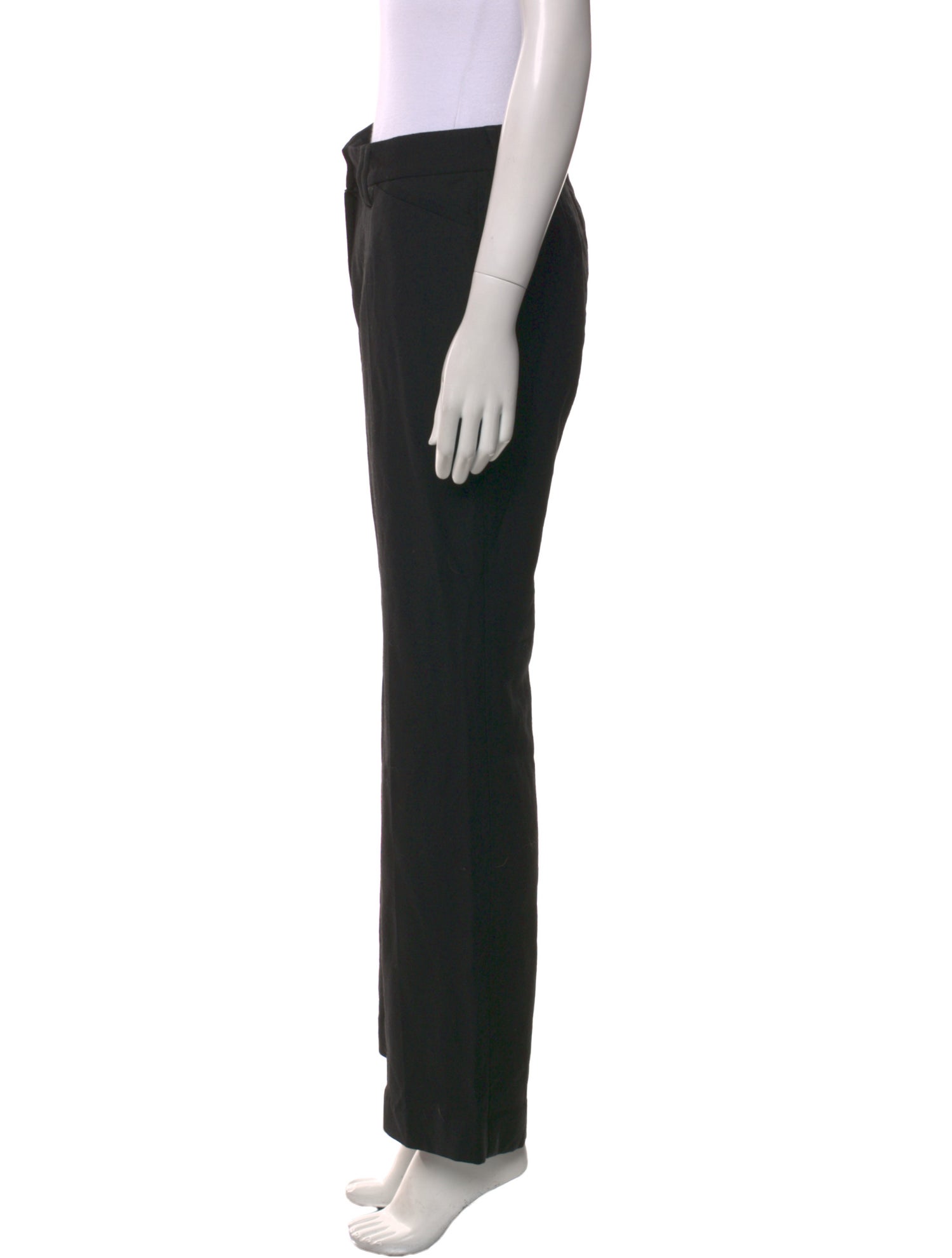 Dolce & Gabbana Virgin Wool Wide Leg Pants