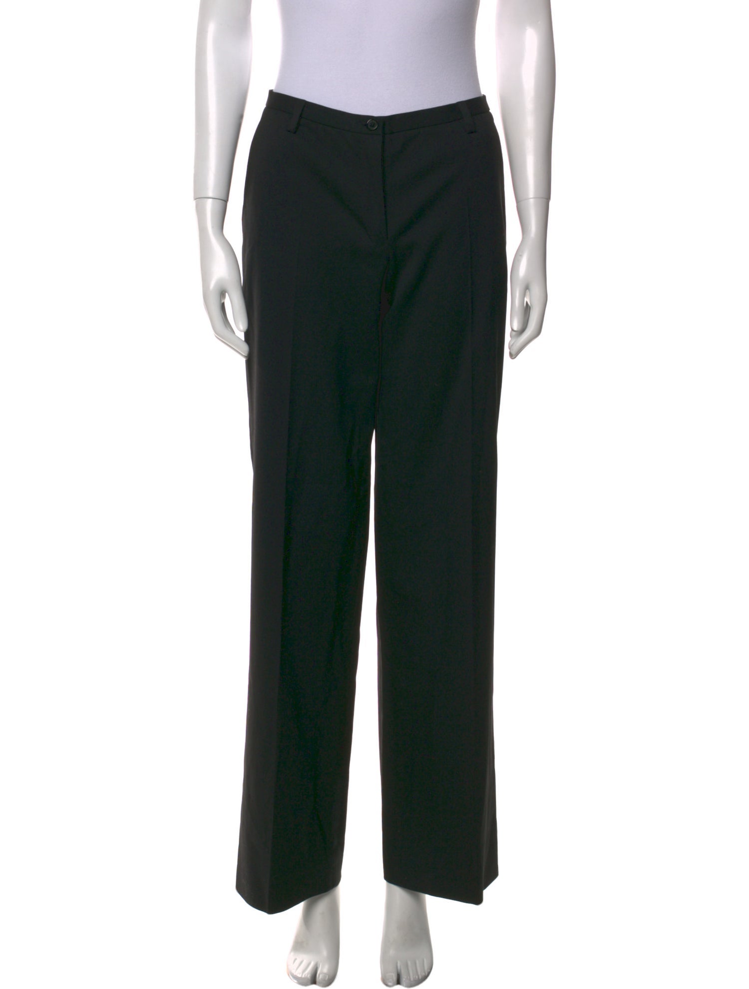 Dolce & Gabbana Virgin Wool Wide Leg Pants