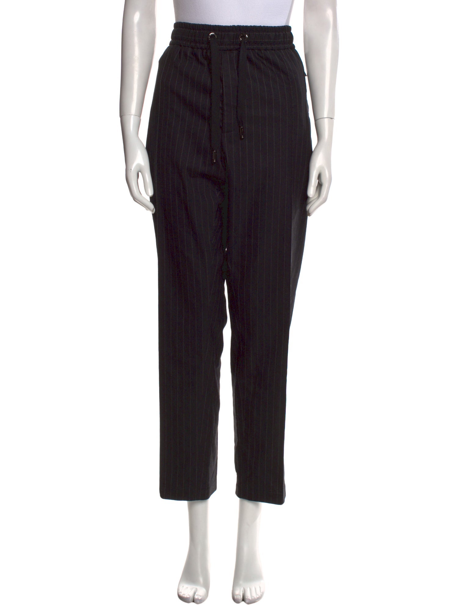 Dolce & Gabbana Virgin Wool Straight Leg Pants