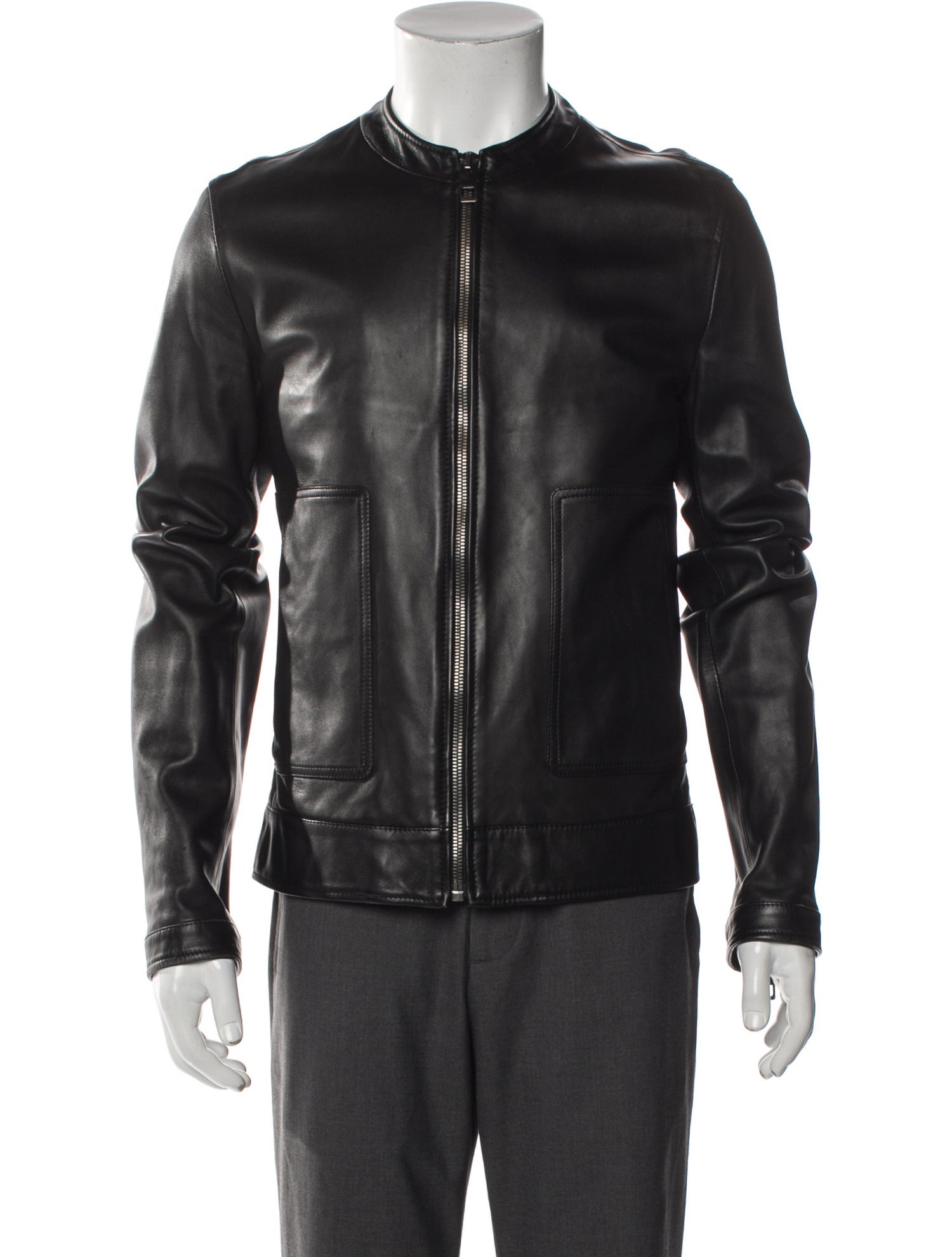Dolce & Gabbana Lamb Leather Moto Jacket
