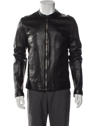 Dolce & Gabbana Lamb Leather Moto Jacket