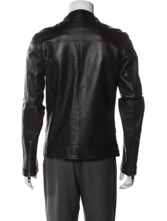 Dolce & Gabbana Lamb Leather Moto Jacket