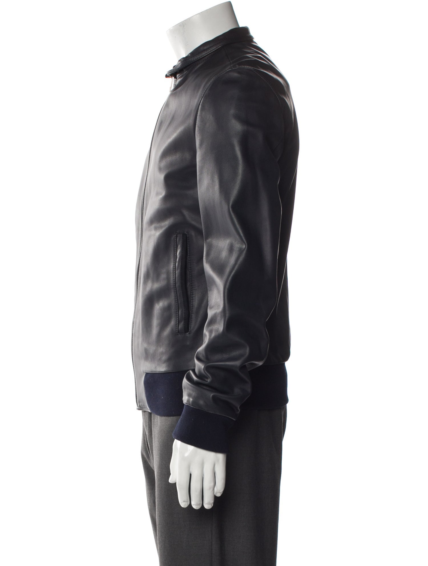 Dolce & Gabbana Lamb Leather Moto Jacket