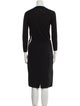 Dolce & Gabbana Virgin Wool Midi Length Dress