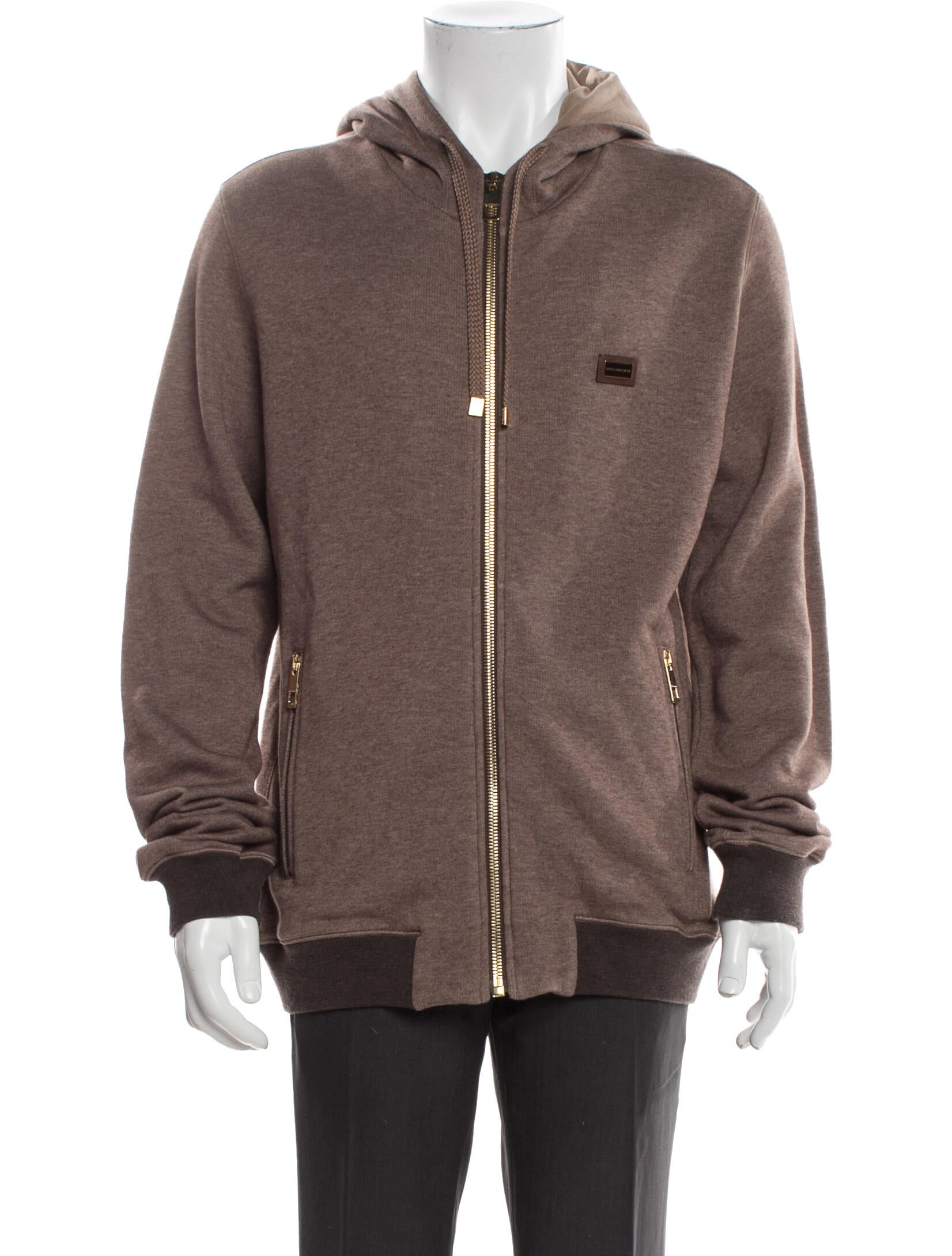 Dolce & Gabbana V-Neck Long Sleeve Hoodie