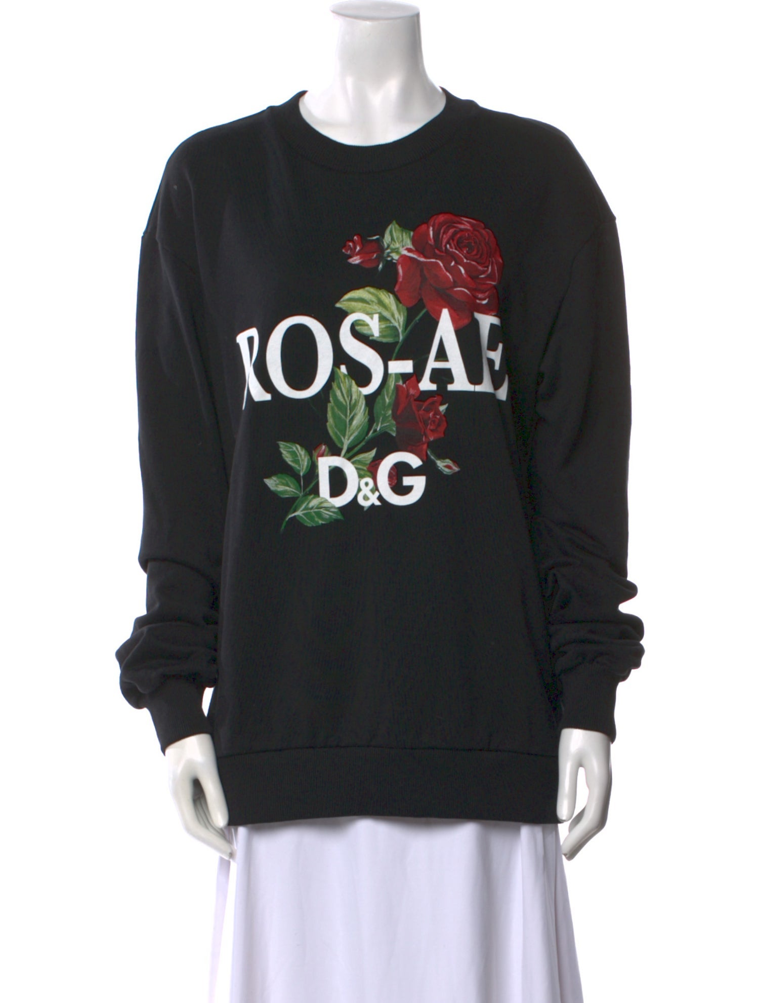 Dolce & Gabbana Graphic Print Crew Neck Sweatshirt