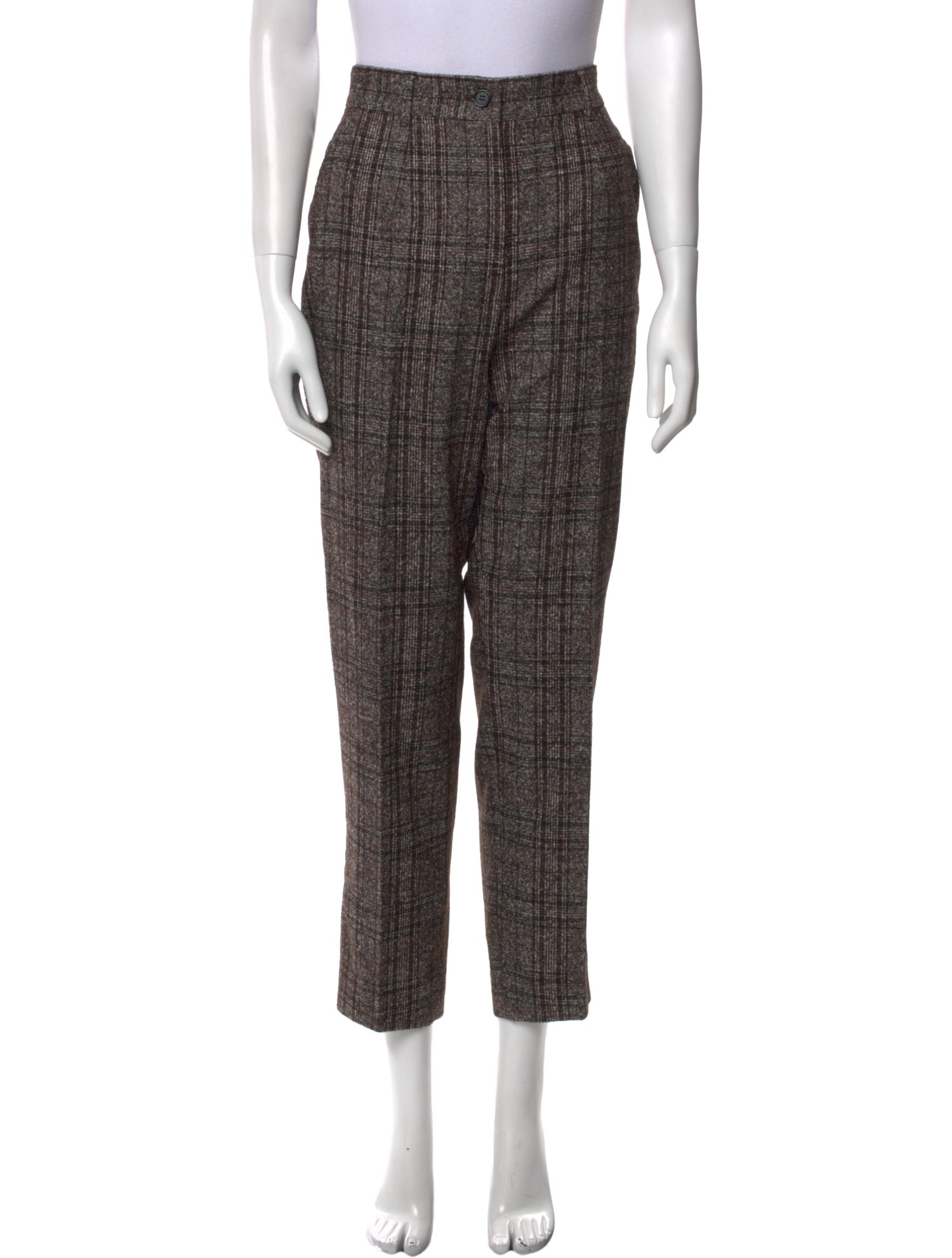 Dolce & Gabbana Alpaca Straight Leg Pants