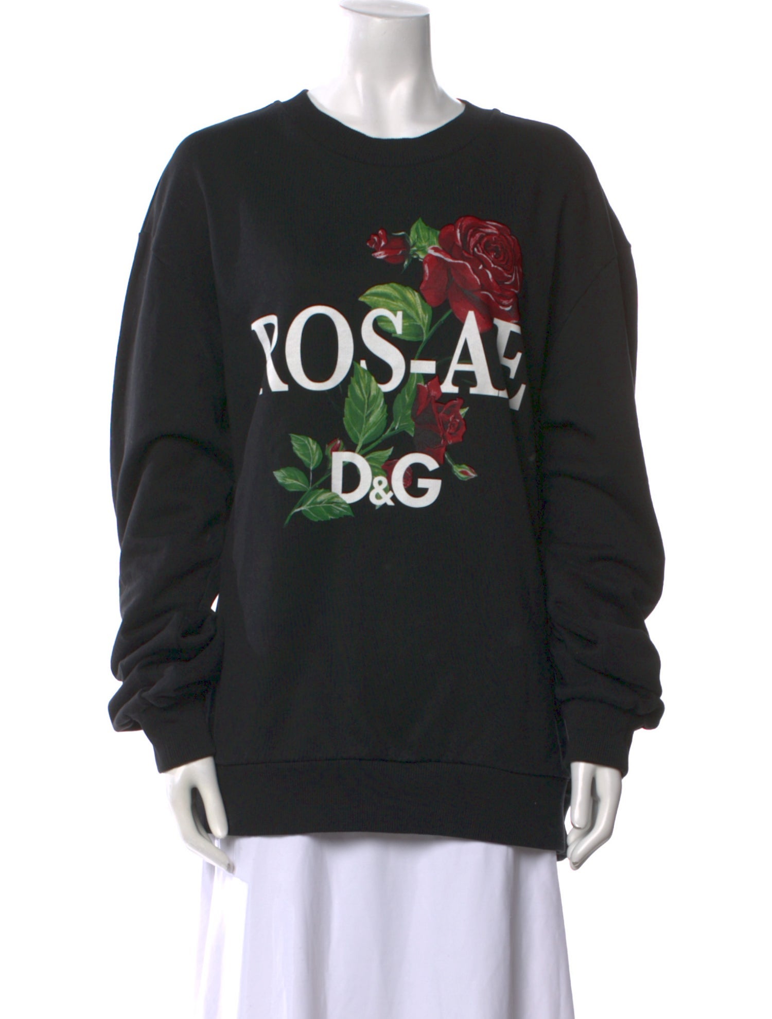 Dolce & Gabbana Graphic Print Crew Neck Sweatshirt
