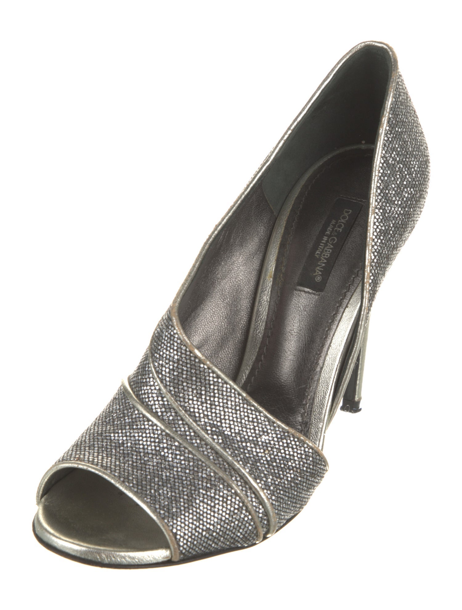 Dolce & Gabbana Glitter Glitter Accents D'Orsay Pumps