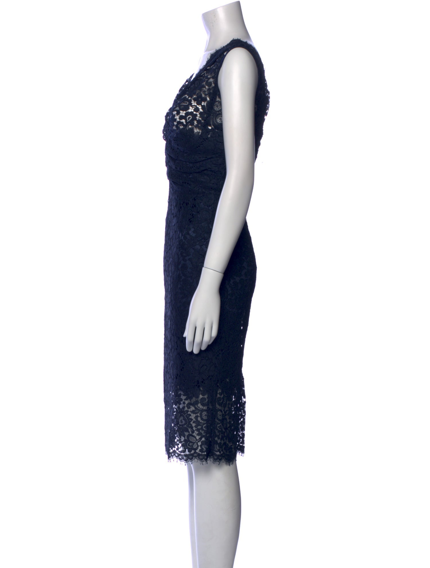 Dolce & Gabbana Lace Knee-Length Dress