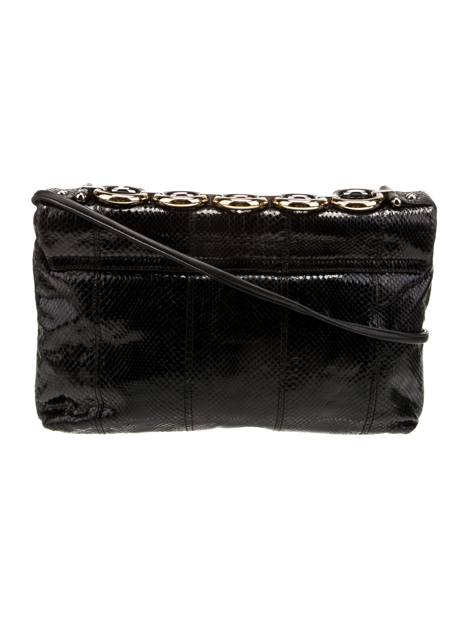 Dolce & Gabbana Embossed Leather Shoulder Bag
