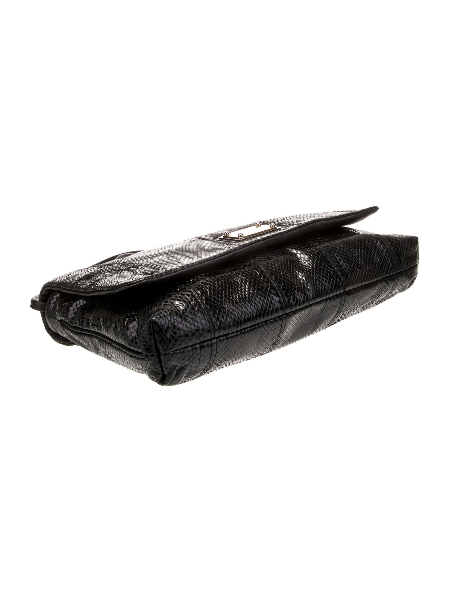 Dolce & Gabbana Embossed Leather Shoulder Bag