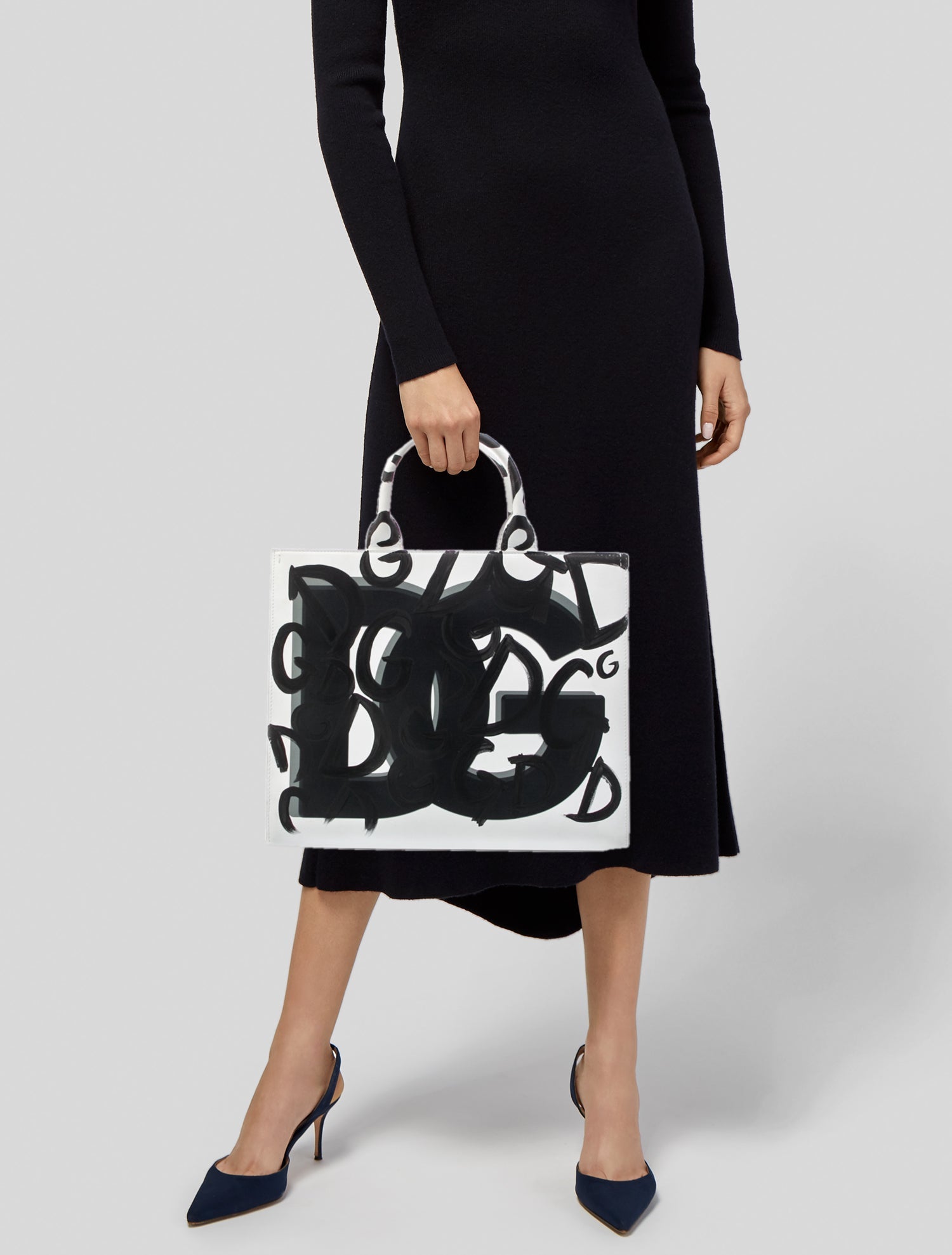 Dolce & Gabbana Leather DG Daily Large