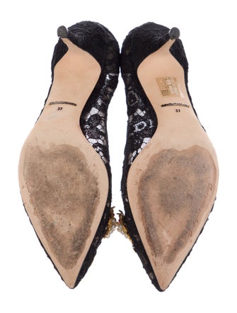 Dolce & Gabbana Lace Lace Pattern Pumps