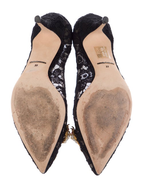 Dolce & Gabbana Lace Lace Pattern Pumps