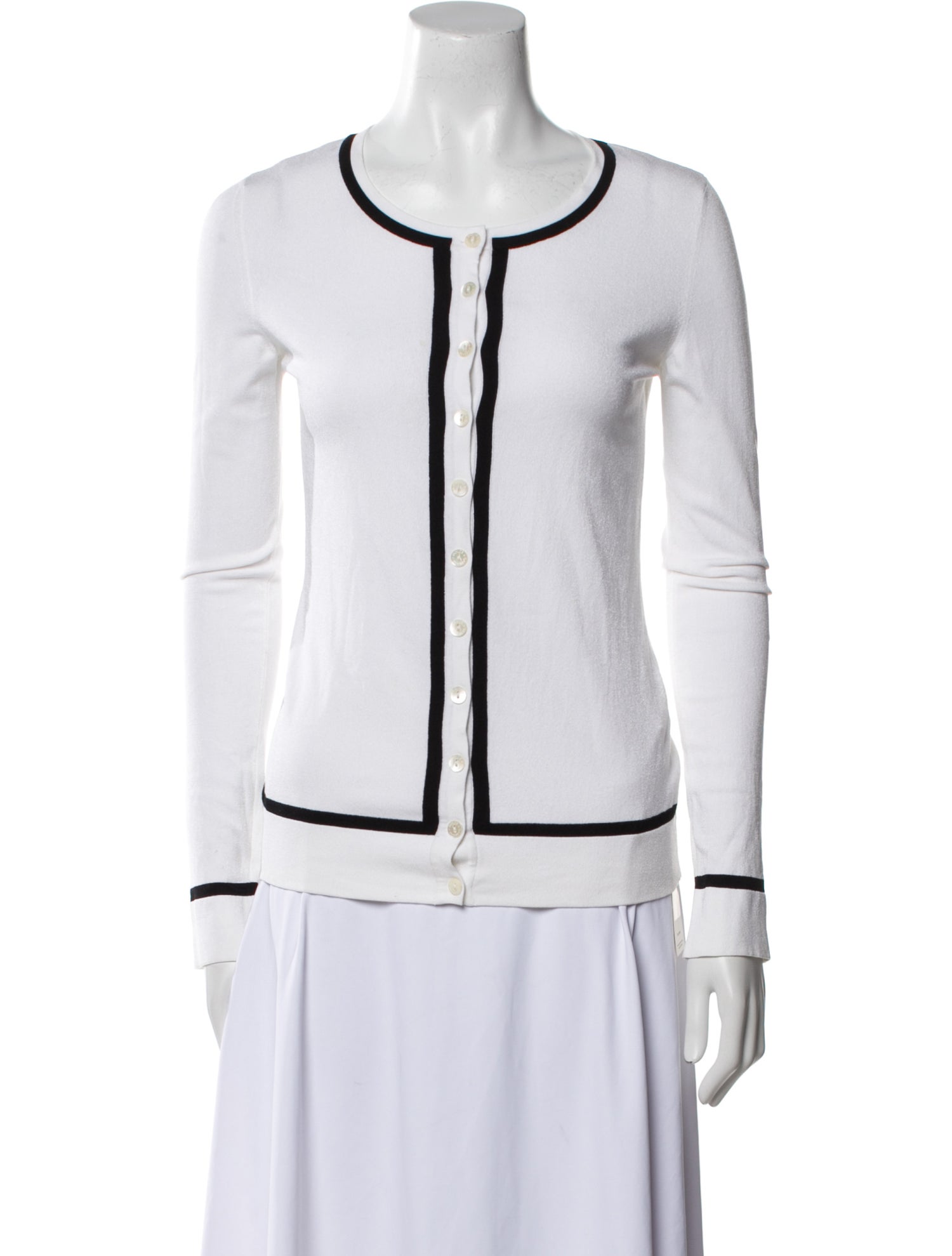 Dolce & Gabbana Striped Scoop Neck Sweater