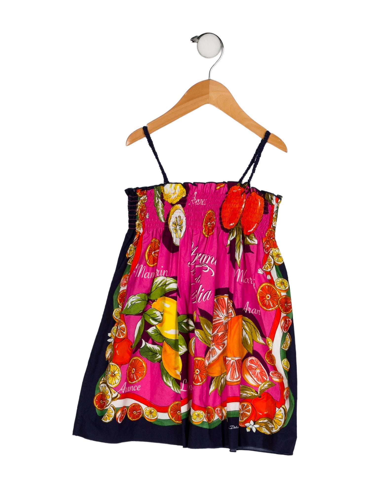 Dolce & Gabbana Toddler Girls' Patterned Printed Sleeveless Dress