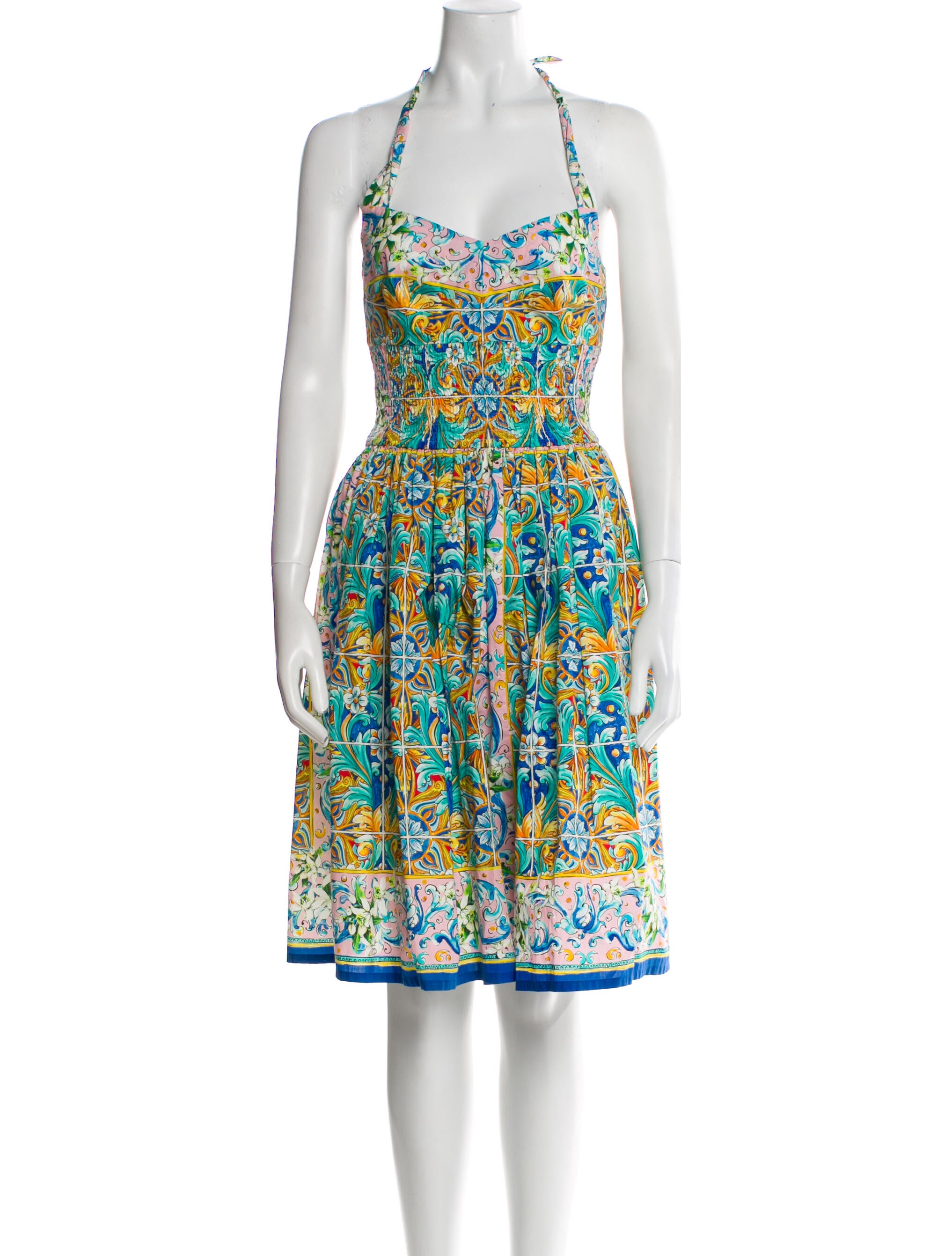 Dolce & Gabbana Printed Mini Dress