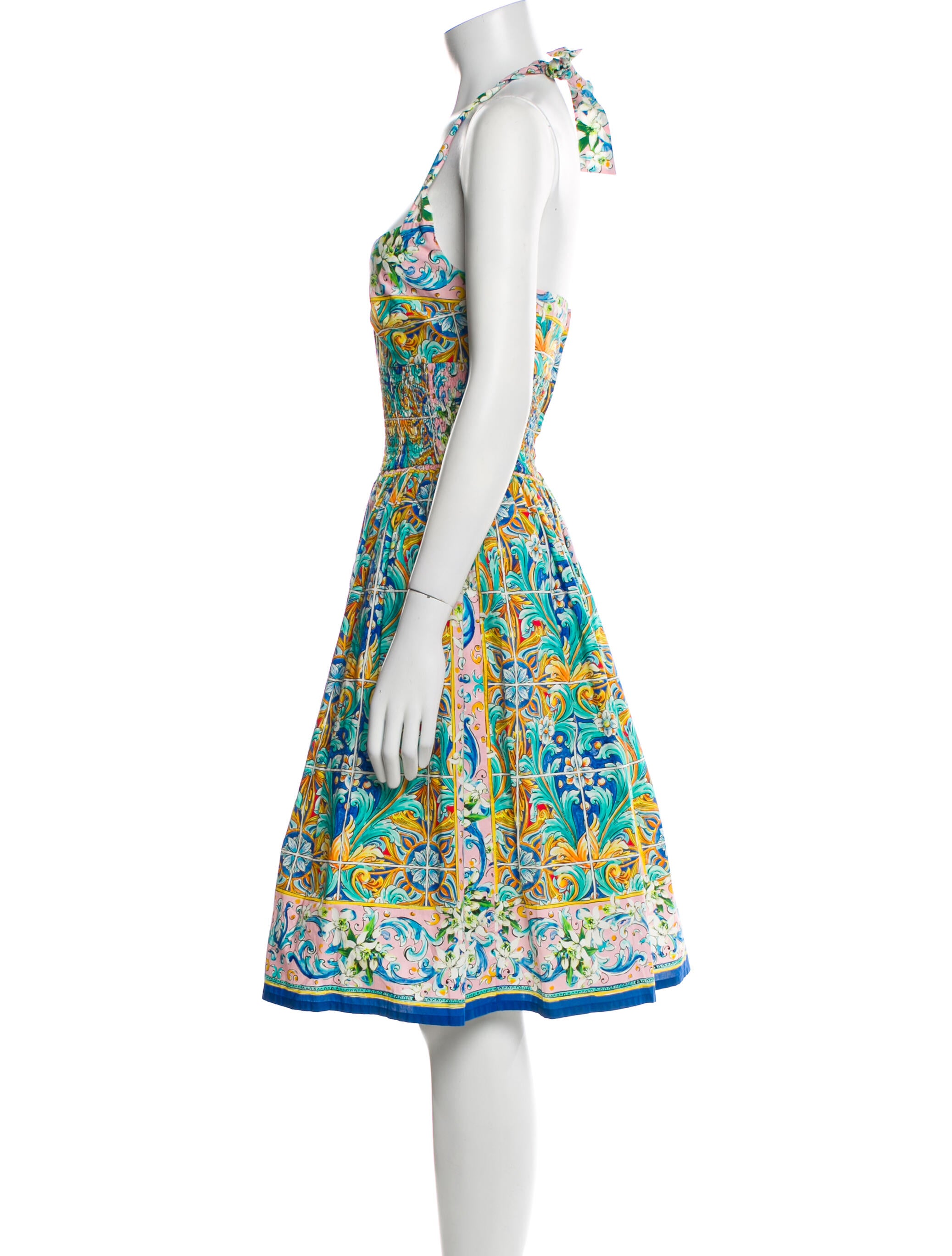 Dolce & Gabbana Printed Mini Dress