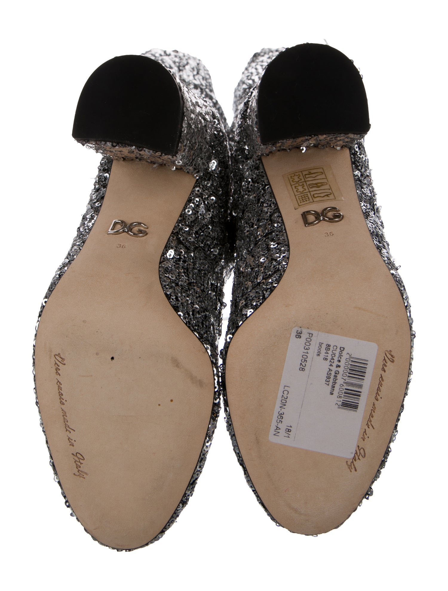 Dolce & Gabbana Sequins Boots