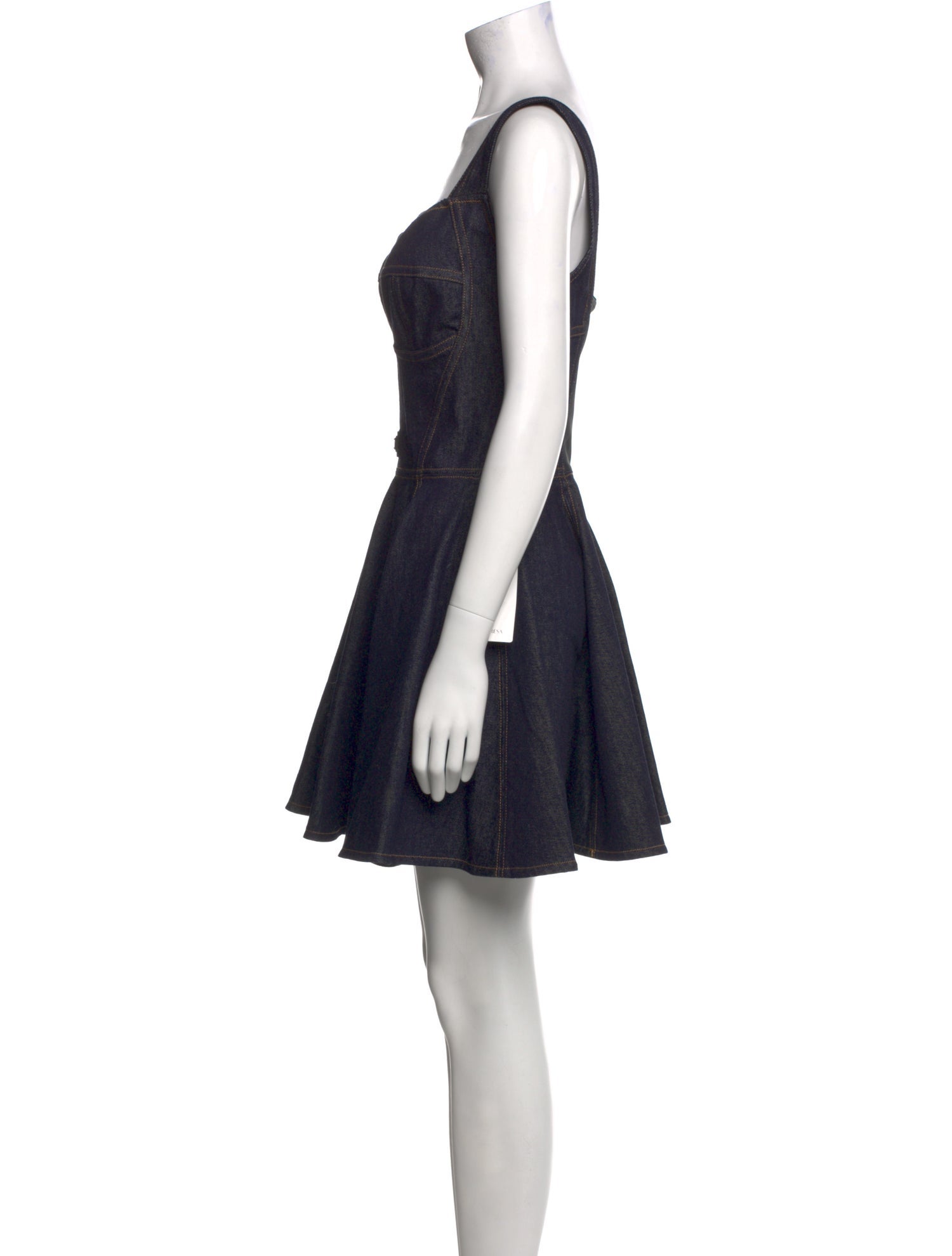 Dolce & Gabbana Square Neckline Mini Dress w/ Tags