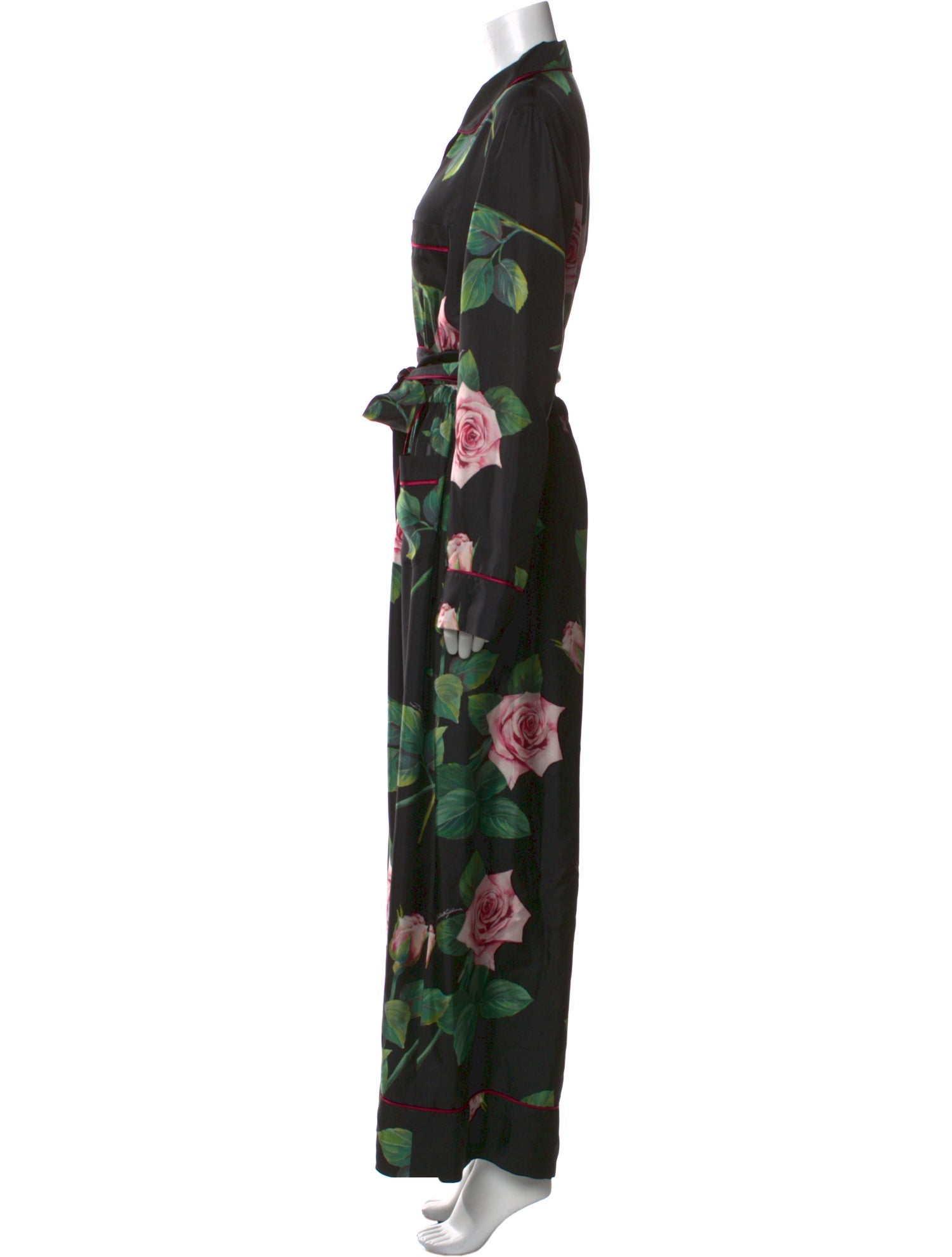 Dolce & Gabbana Silk Printed Jumpsuit