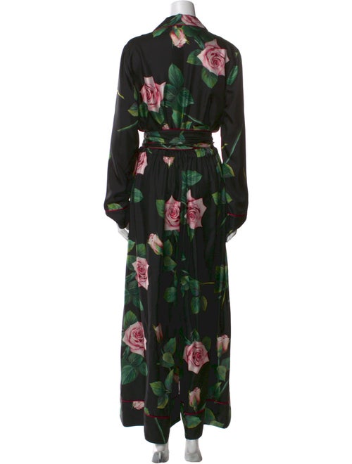 Dolce & Gabbana Silk Printed Jumpsuit