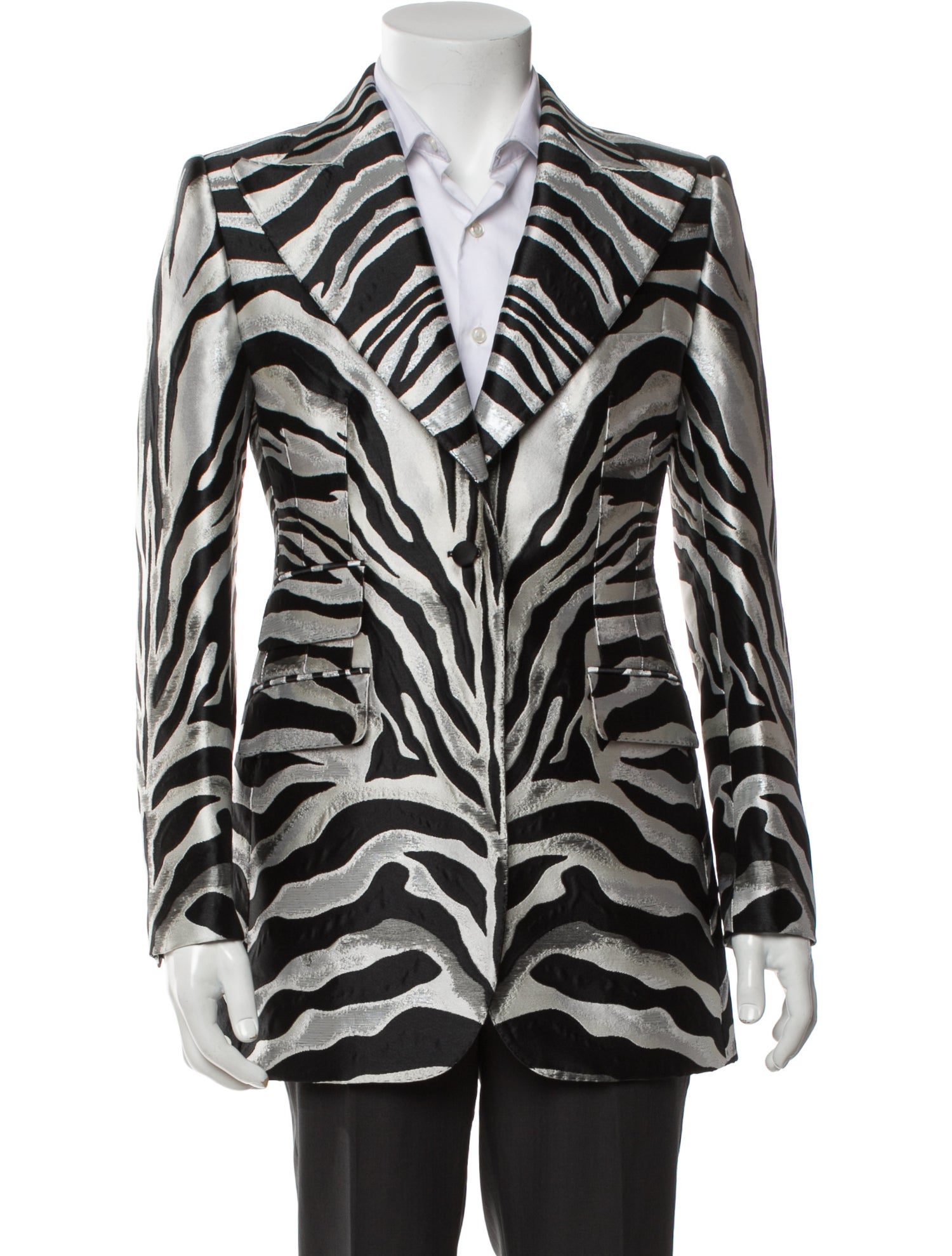 Dolce & Gabbana Animal Print Blazer w/ Tags