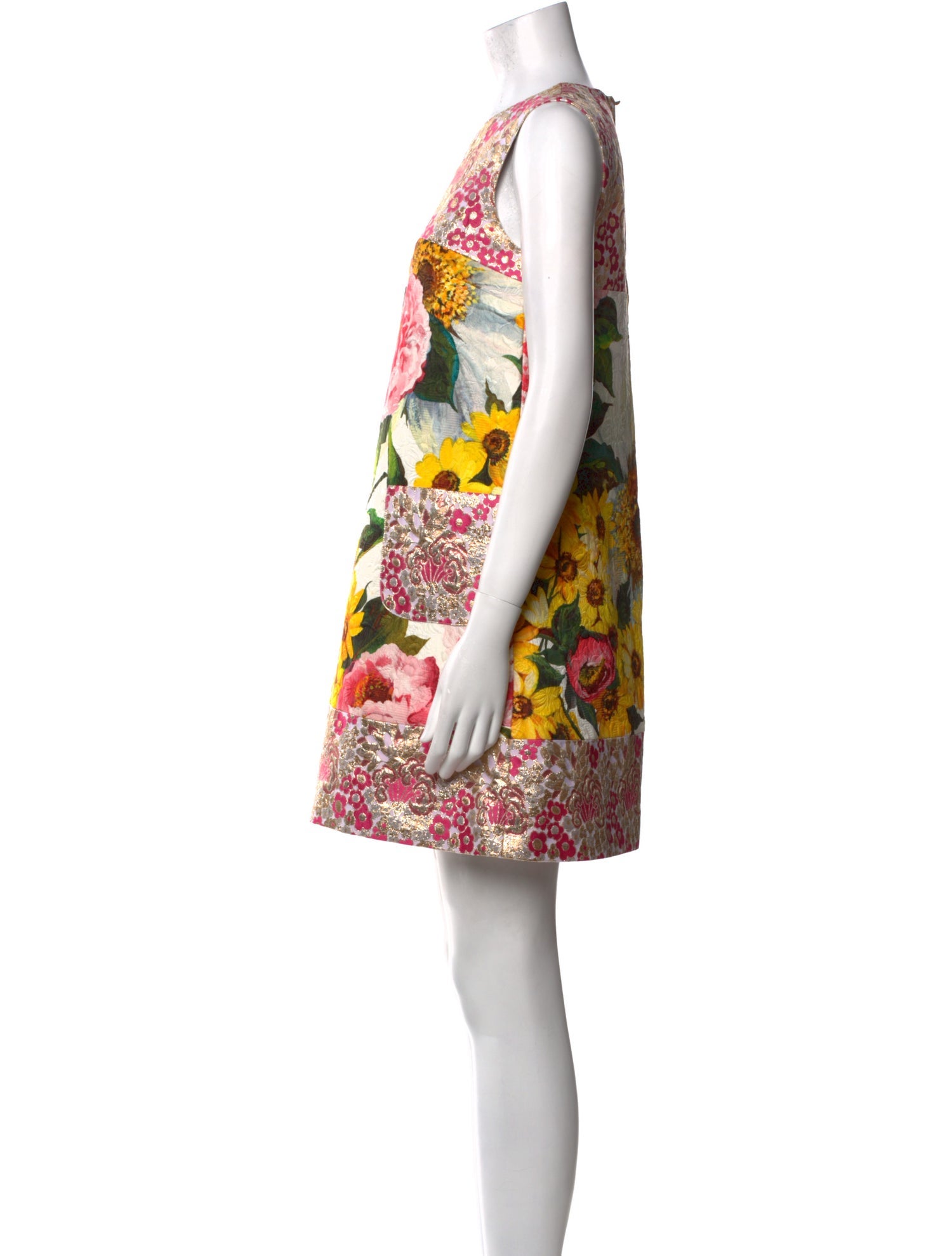 Dolce & Gabbana Floral Print Mini Dress