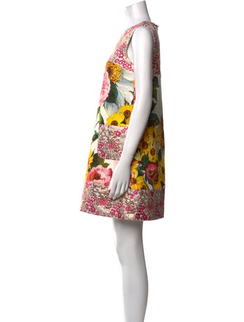 Dolce & Gabbana Floral Print Mini Dress