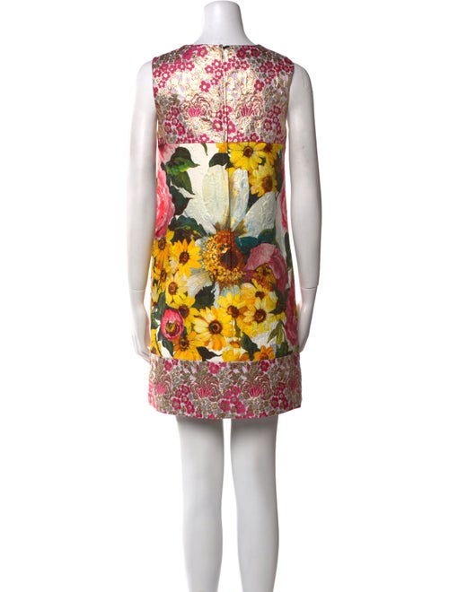 Dolce & Gabbana Floral Print Mini Dress