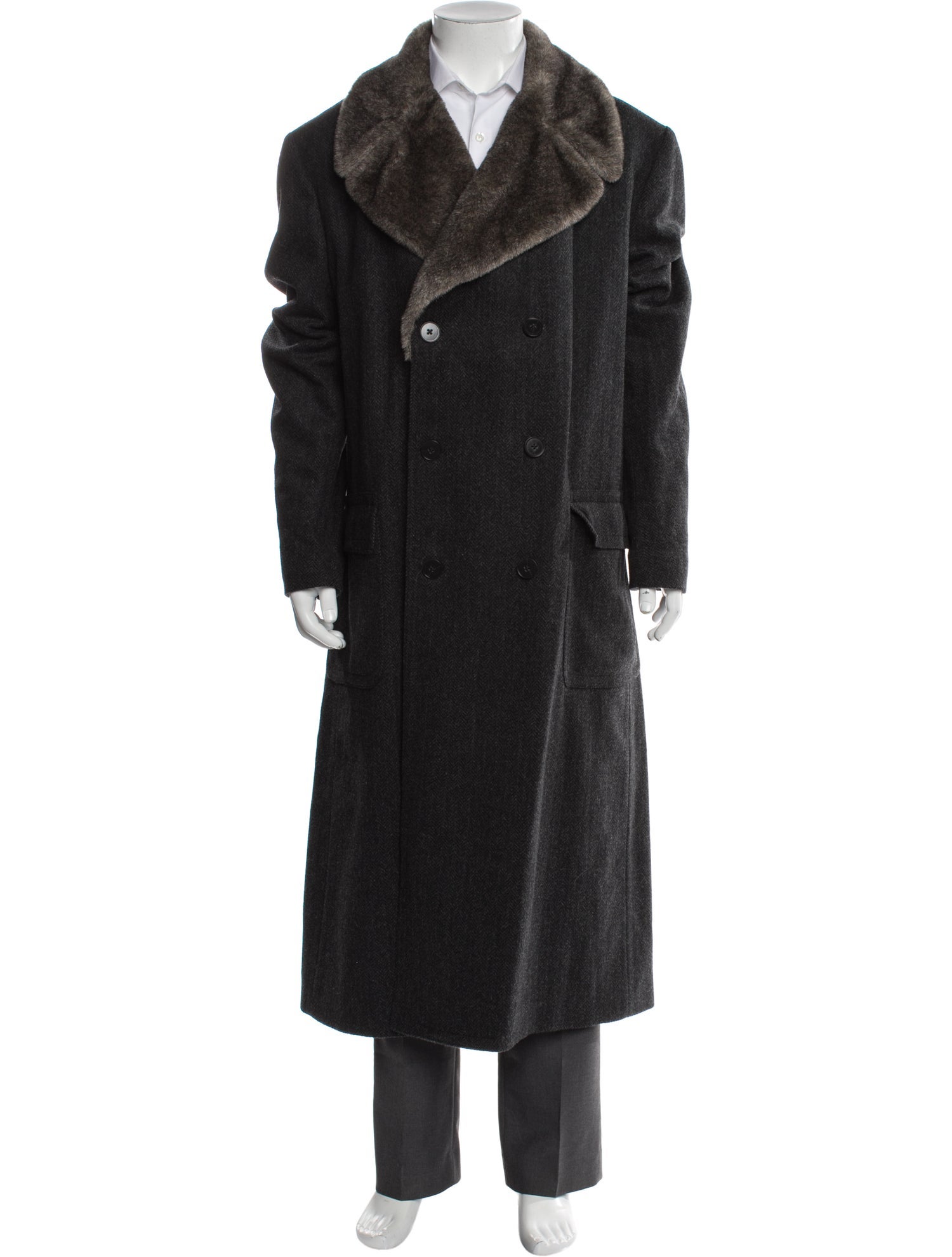 Dolce & Gabbana Virgin Wool Overcoat