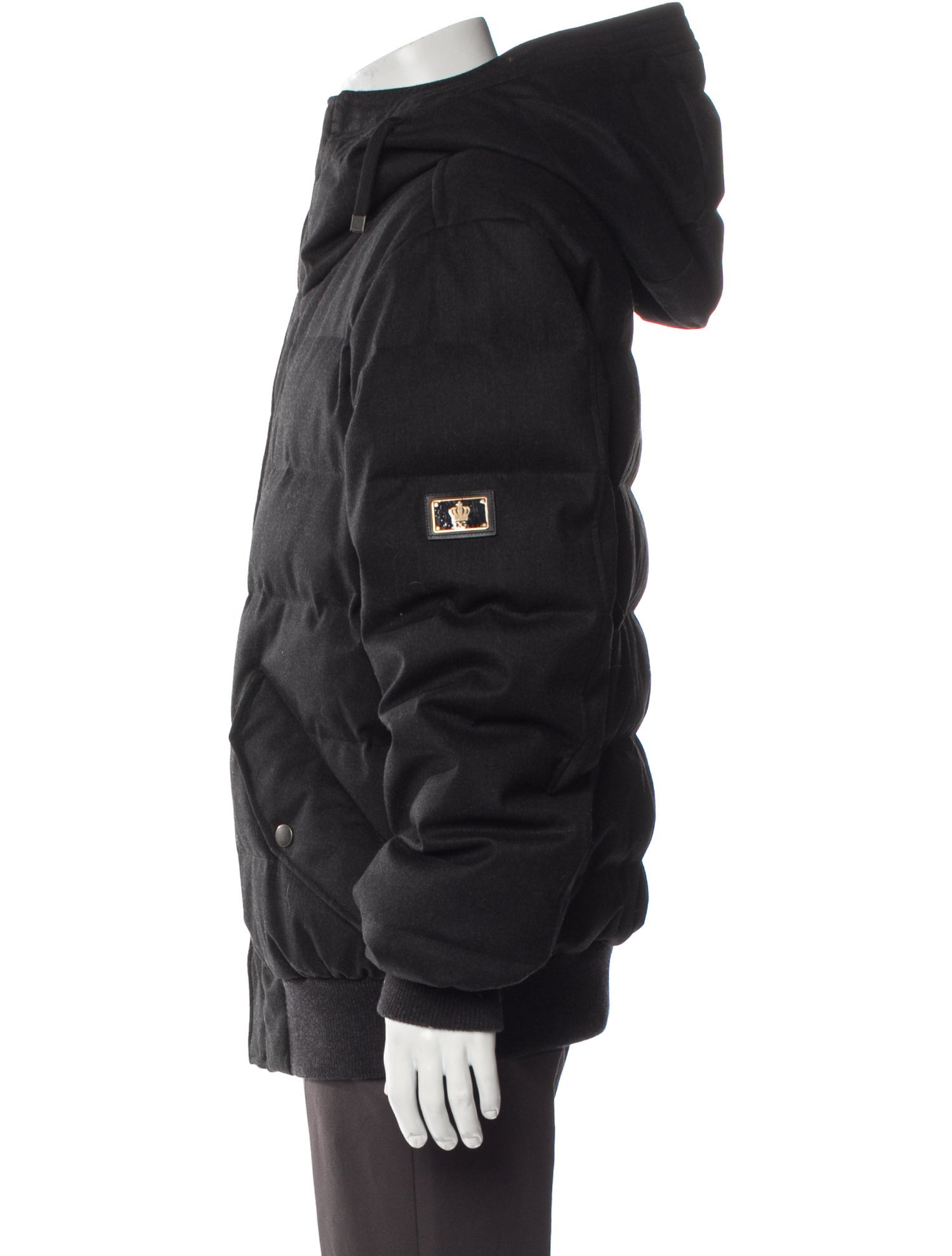 Dolce & Gabbana Wool Puffer Coat
