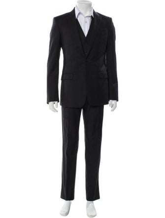 Dolce & Gabbana Virgin Wool Three-Piece Suit Vest