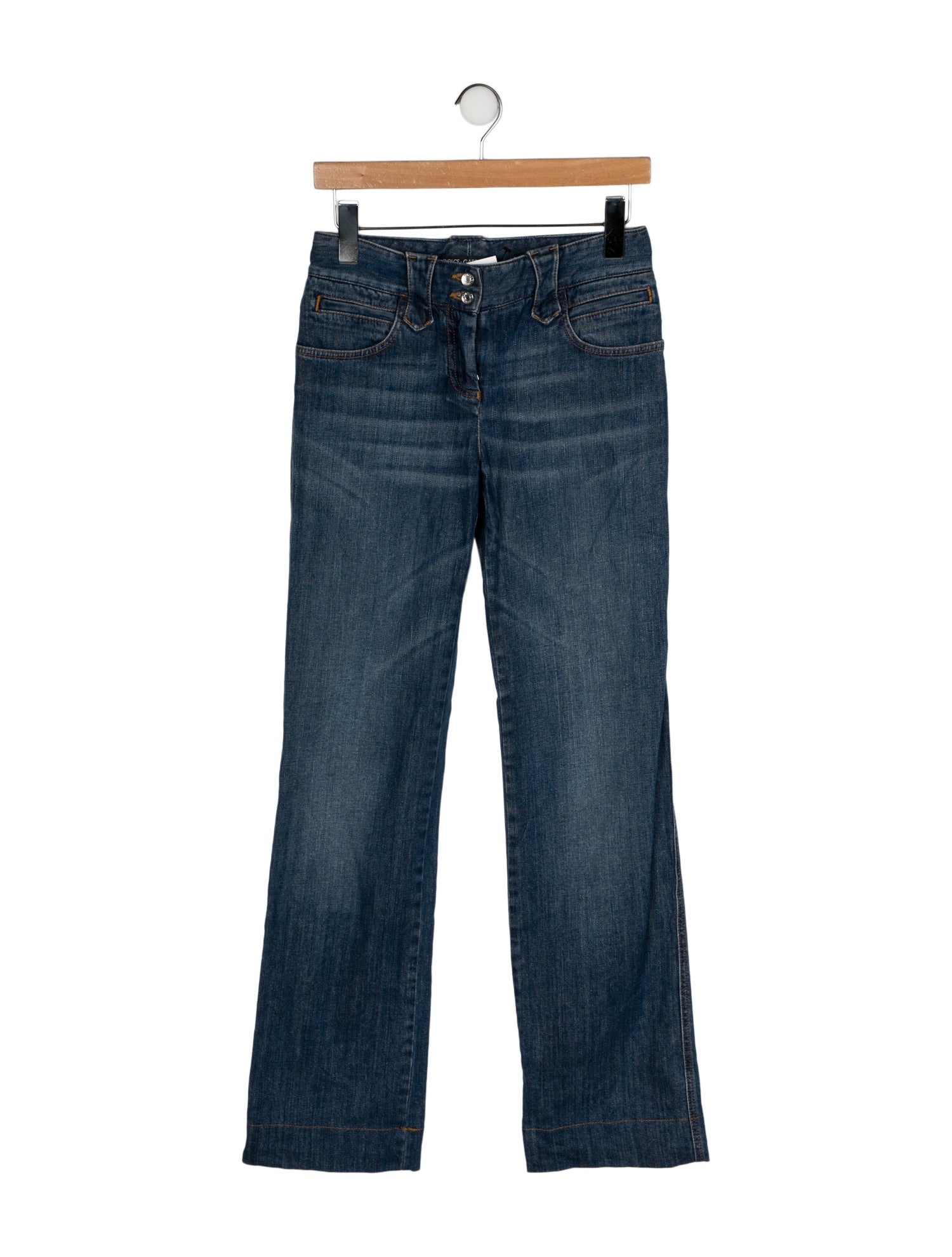 Dolce & Gabbana Mid-Rise Wide Leg Jeans