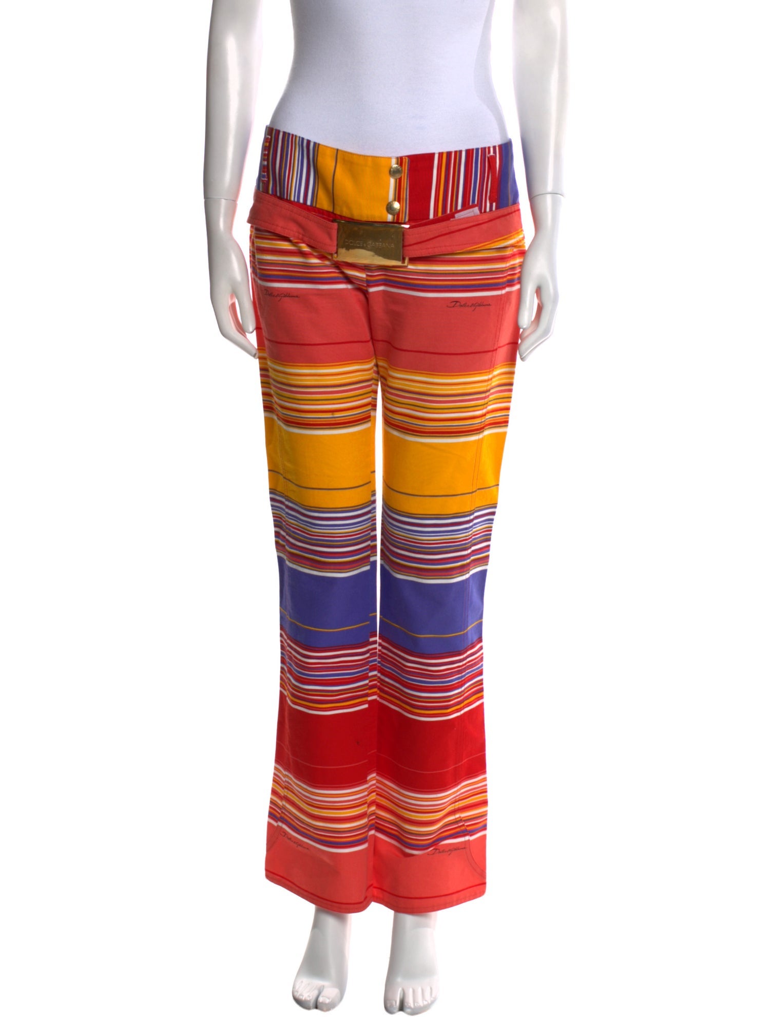 Dolce & Gabbana Vintage Straight Leg Pants