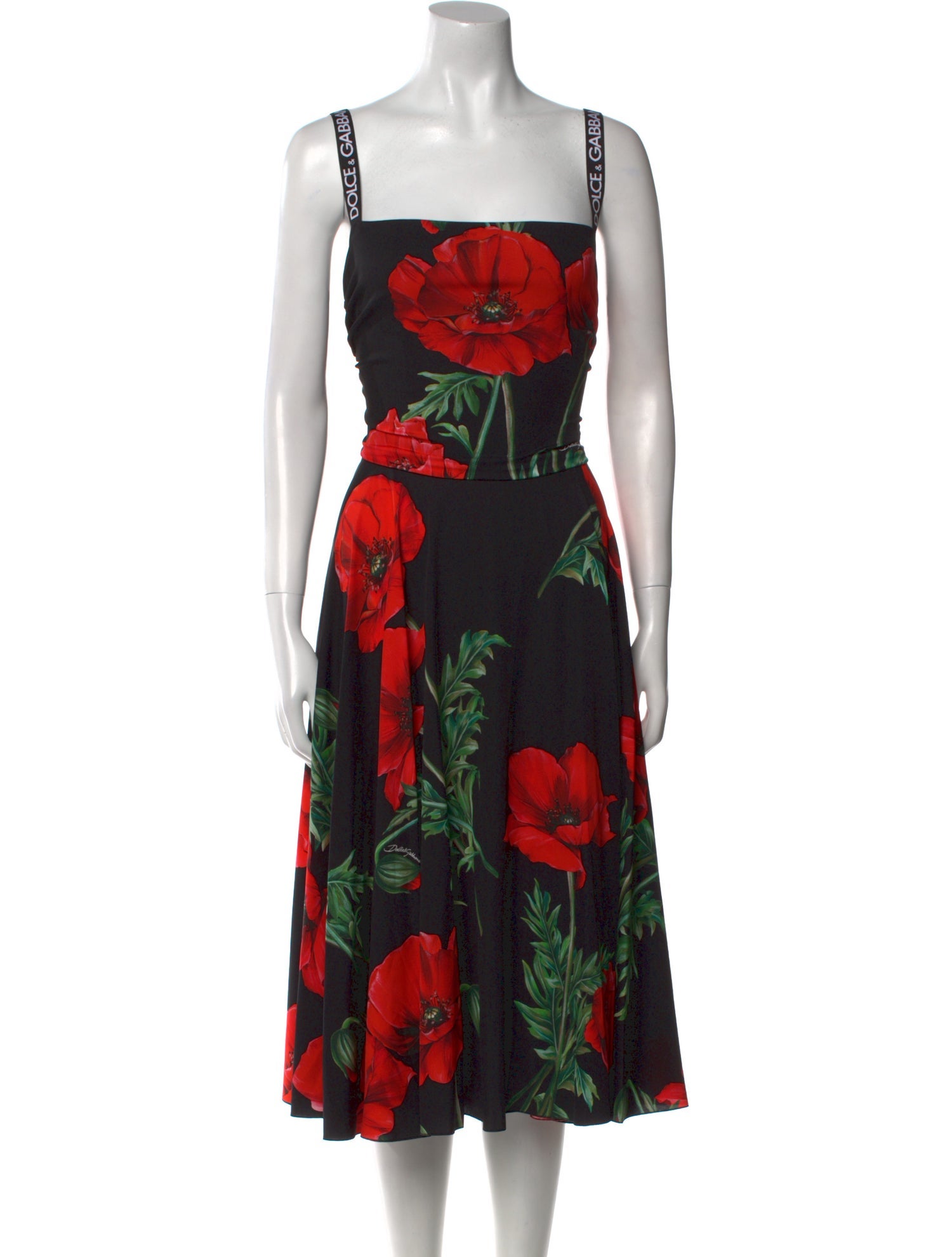 Dolce & Gabbana Silk Long Dress