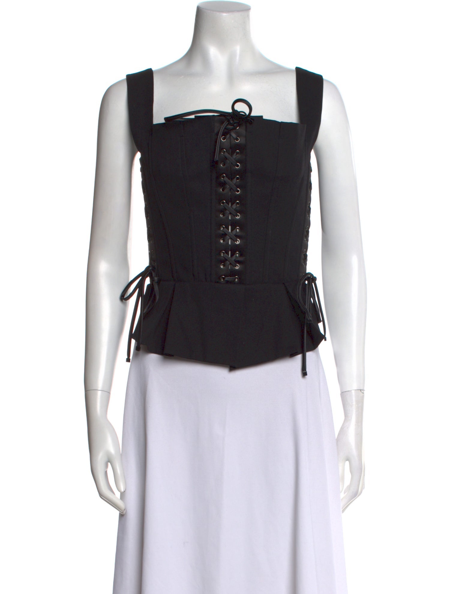 Dolce & Gabbana 2018 Square Neckline Crop Top