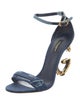 Dolce & Gabbana Denim Distressed Accents Sandals