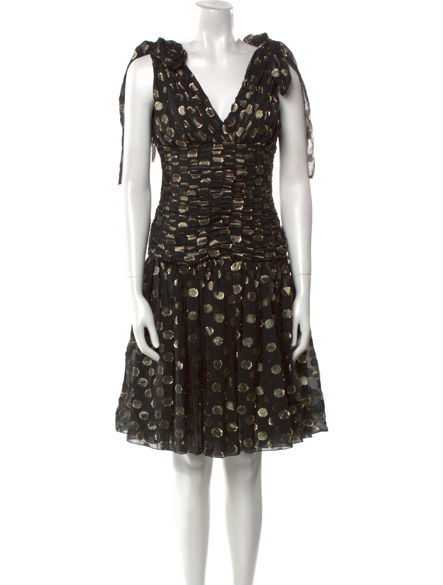 Dolce & Gabbana Silk Knee-Length Dress w/ Tags