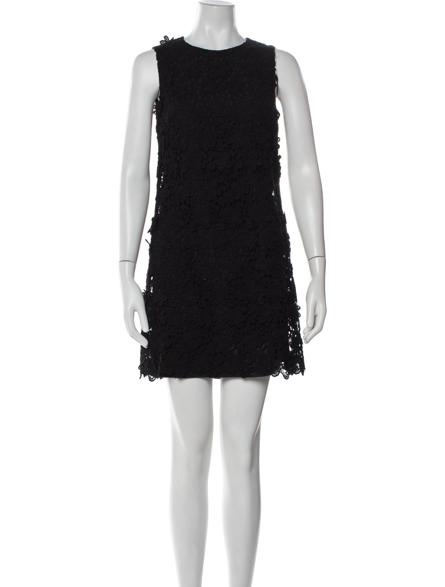 Dolce & Gabbana Crew Neck Mini Dress