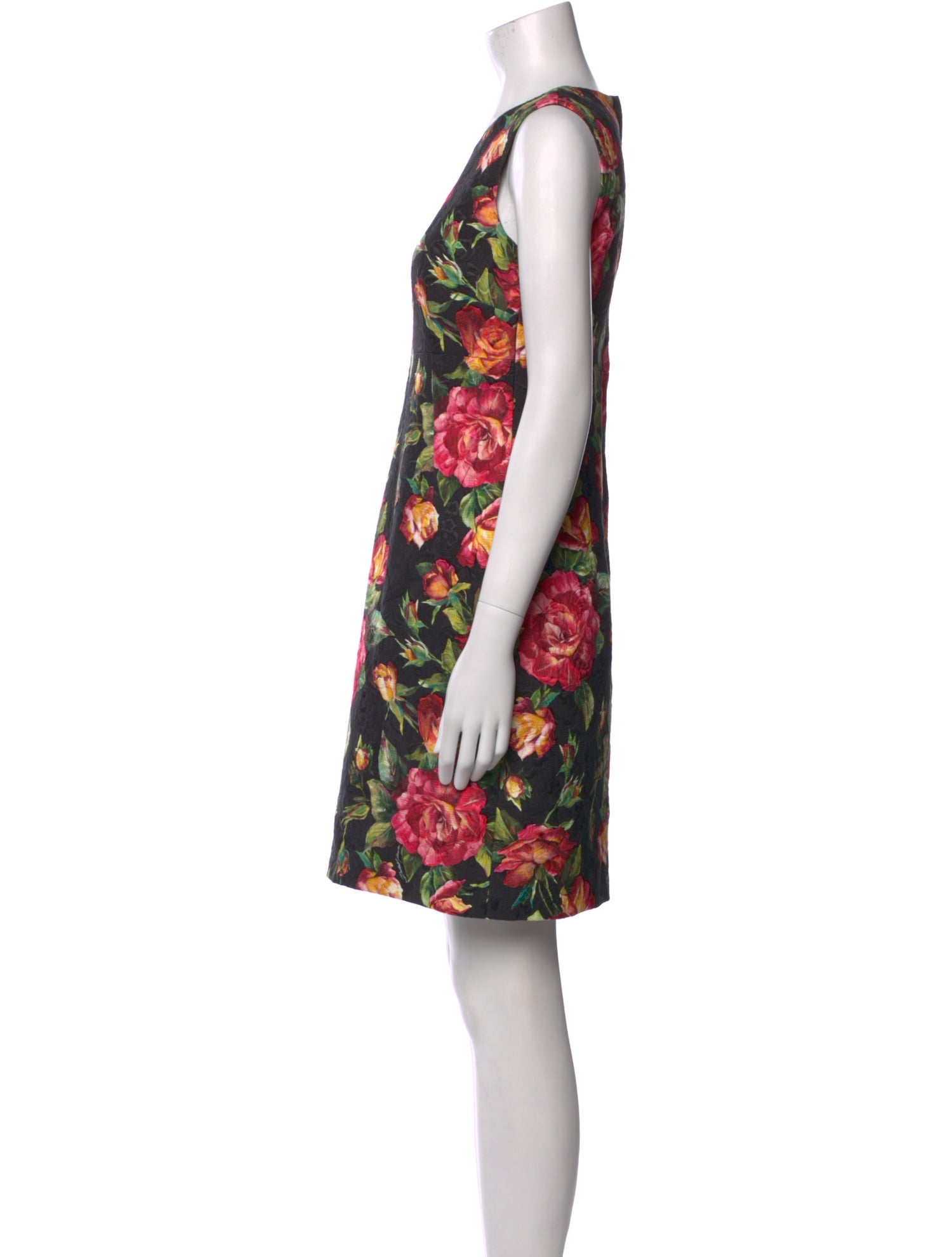 Dolce & Gabbana Floral Print Mini Dress