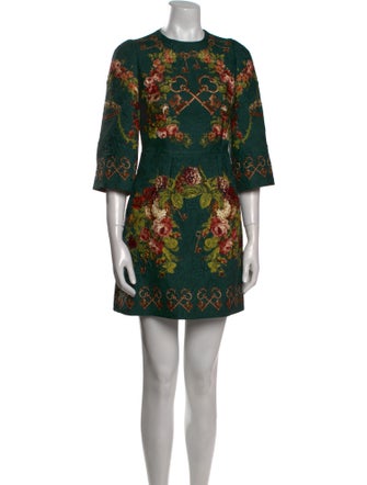 Dolce & Gabbana Printed Mini Dress