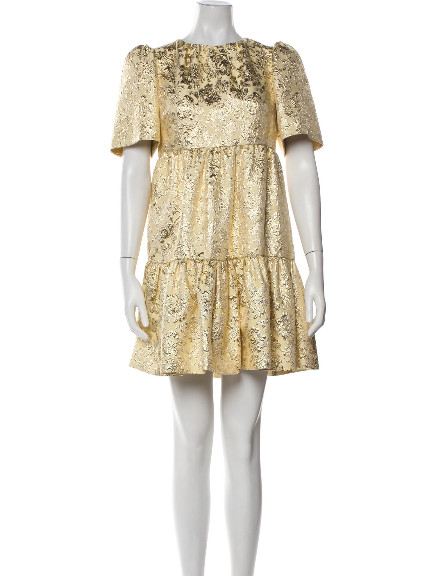 Dolce & Gabbana Bateau Neckline Mini Dress