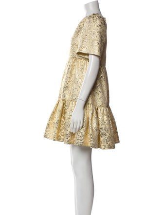 Dolce & Gabbana Bateau Neckline Mini Dress