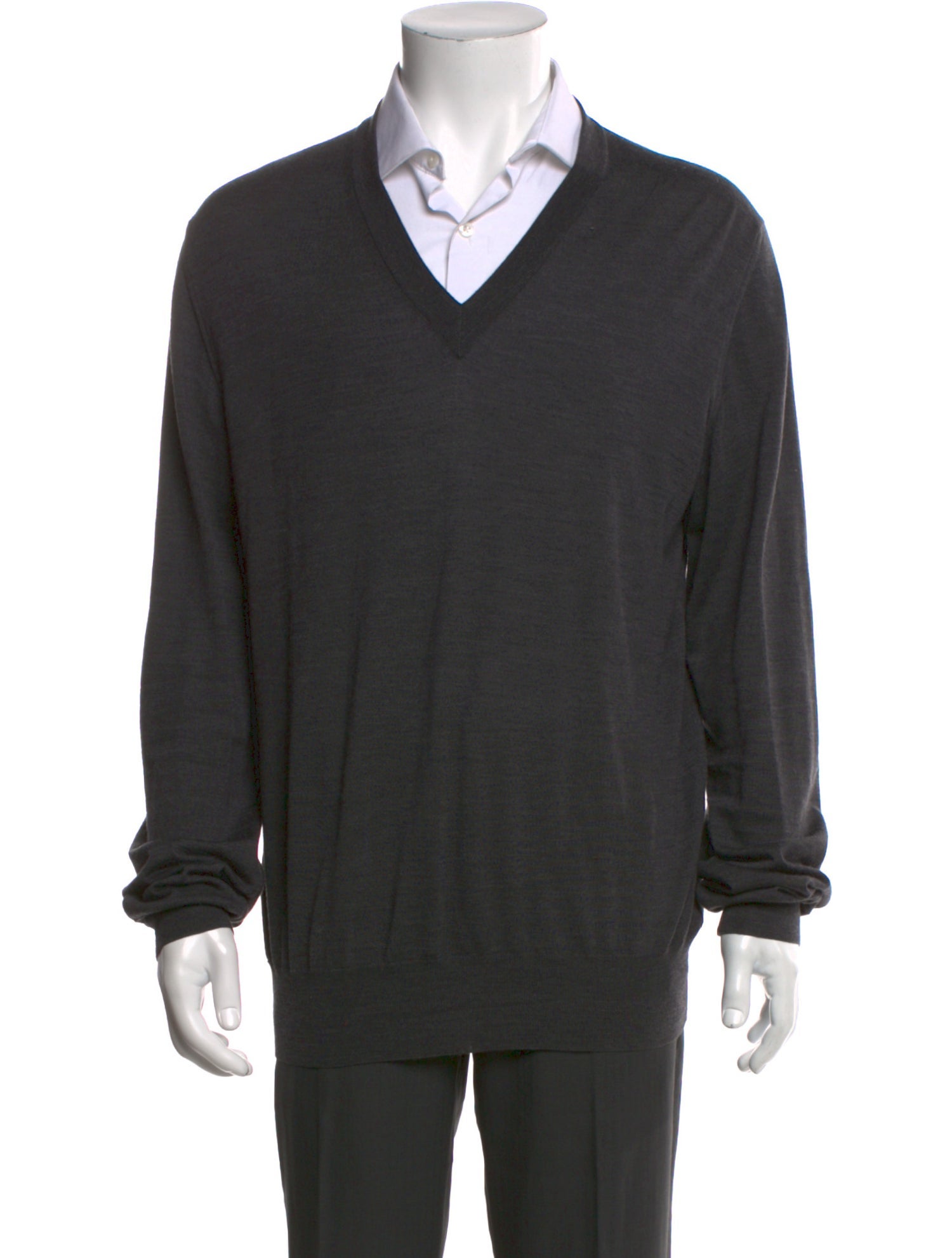 Dolce & Gabbana Virgin Wool V-Neck Pullover