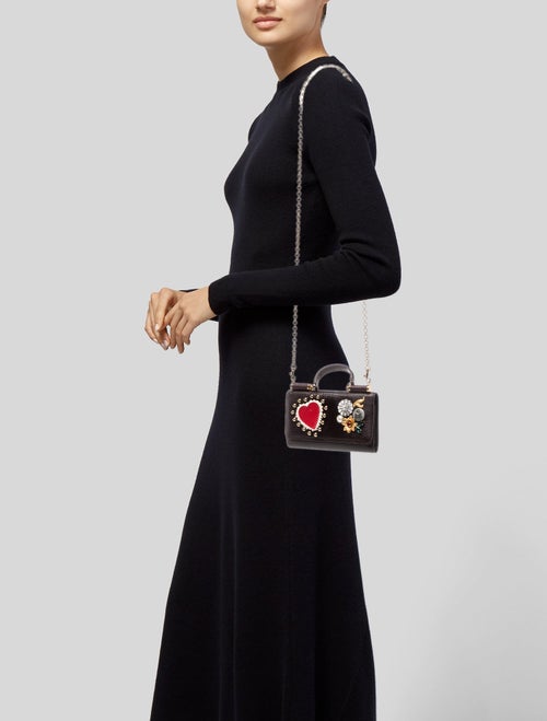 Dolce & Gabbana Lizard Top Handle Bag