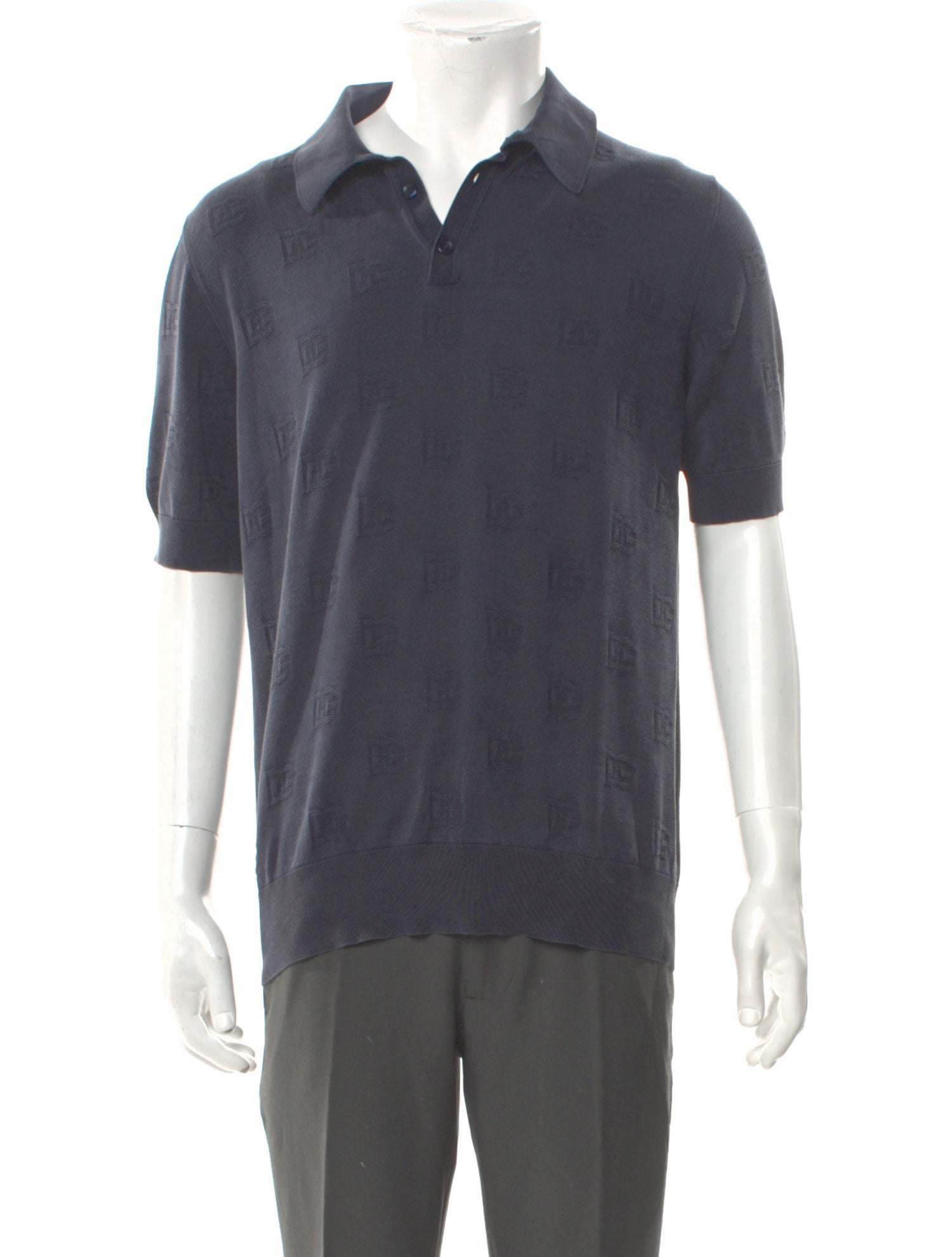 Dolce & Gabbana Collar Short Sleeve Polo Shirt