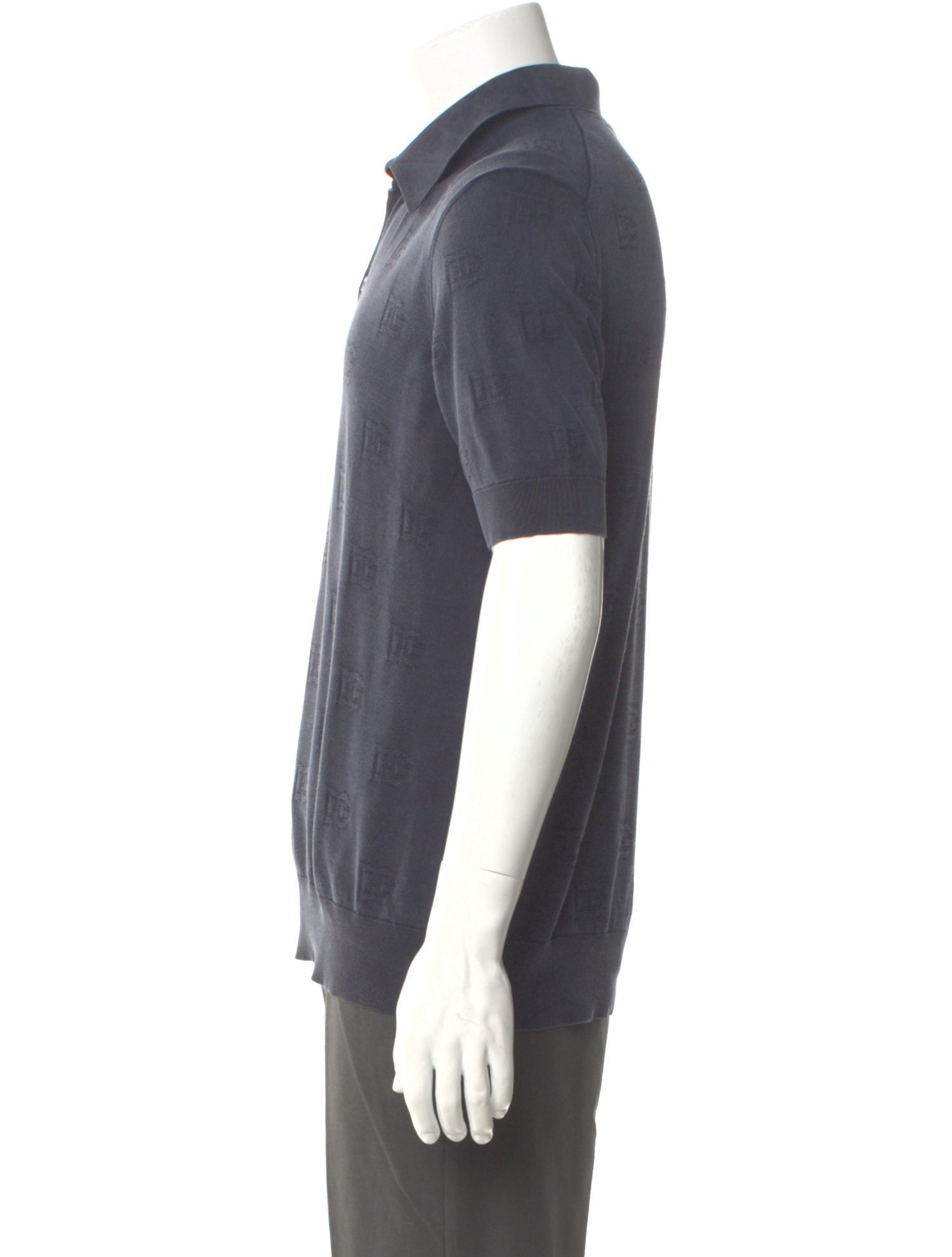 Dolce & Gabbana Collar Short Sleeve Polo Shirt