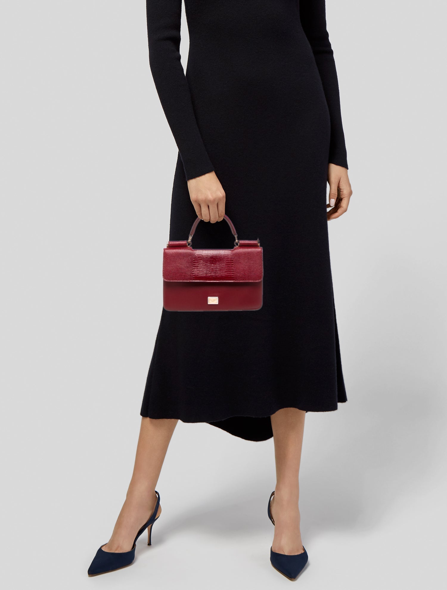 Dolce & Gabbana Leather Top Handle Bag